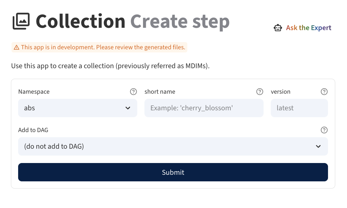 Collection step